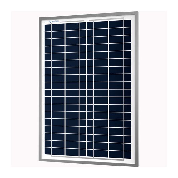 ACOPower 25-Watt Polycrystalline Solar Panel, 12V