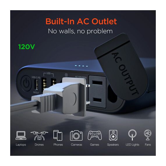 HyperGear Power Brick 24,000mAh AC/USB Power Bank, 3 image