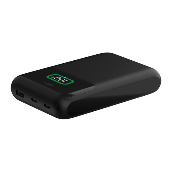 Belkin BoostCharge Pro 3-Port Laptop Power Bank (20,000mAh, Black)