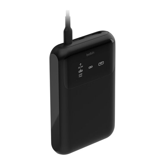 Belkin BoostCharge Pro 3-Port Laptop Power Bank (20,000mAh, Black), 2 image