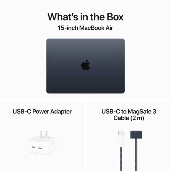 Apple 15" MacBook Air 24GB 2TB (M3, Midnight), 7 image