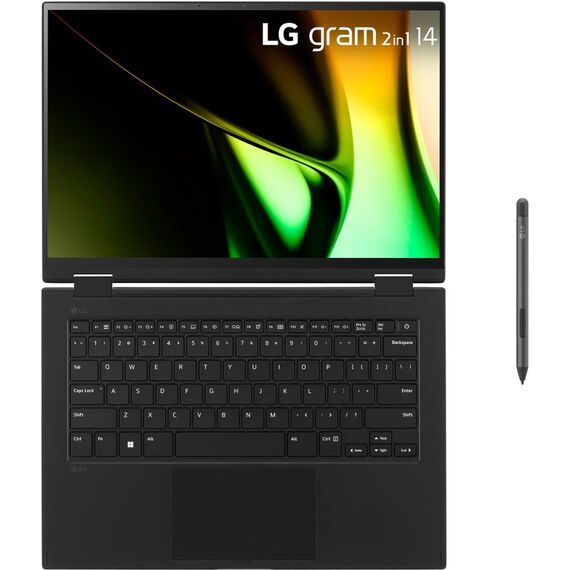LG gram 2-in-1 14" Laptop - Intel Evo Platform Intel Core Ultra 7 - 16GB RAM - 1TB SSD - Black, 2 image