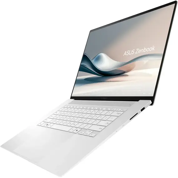 ASUS - Zenbook S 16 16” 3K OLED Touch Screen Laptop - Copilot+ PC - AMD Ryzen AI 9 365 - 24GB Memory - 1TB SSD - Scandinavian White, 3 image