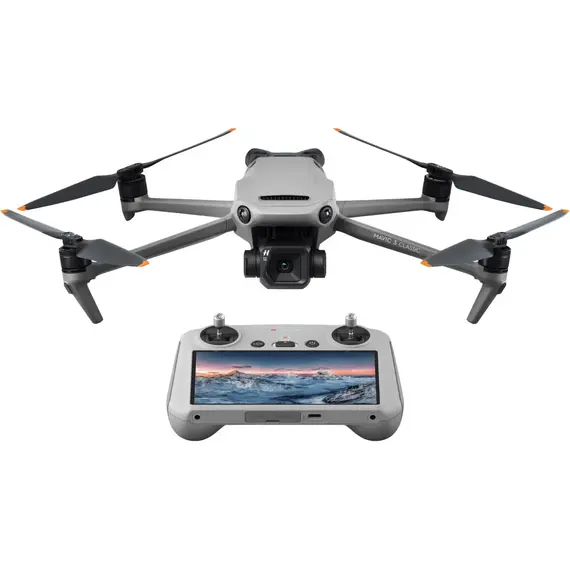 Top ponuda DJI - Mavic 3 Classic Drone and Remote Control with Built-in Screen (DJI RC) - Gray - LaptopPlaza uvoz i distribucija laptopova, projektora i druge IT opreme