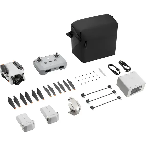 DJI - Mini 3 Fly More Combo Drone with Remote Control - Gray, 4 image