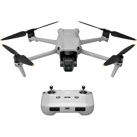 DJI - Air 3 Drone with RC-N2 Remote Control - Gray