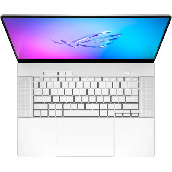 ASUS - ROG Zephyrus G16 - 16" OLED 240Hz Gaming Laptop - Copilot+ PC - AMD Ryzen AI 9 HX - 32GB Memory - NVIDIA RTX 4070 - 2TB - Platinum White, 4 image