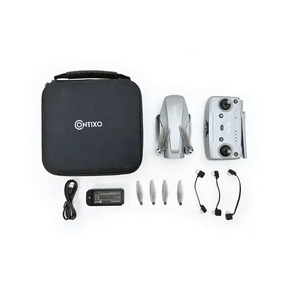 Contixo - F36 Gimbal Drone with Remote Controller - Silver, 3 image