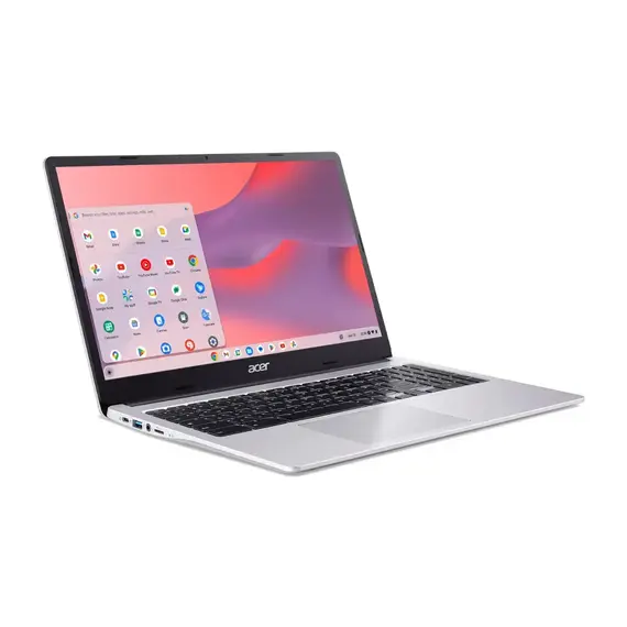 Acer - Chromebook 315 - 15.6" HD Laptop - Intel Pentium N6000 - 4GB LPDDR4X - 128GB eMMC (Protective Sleeve) - Silver, 3 image