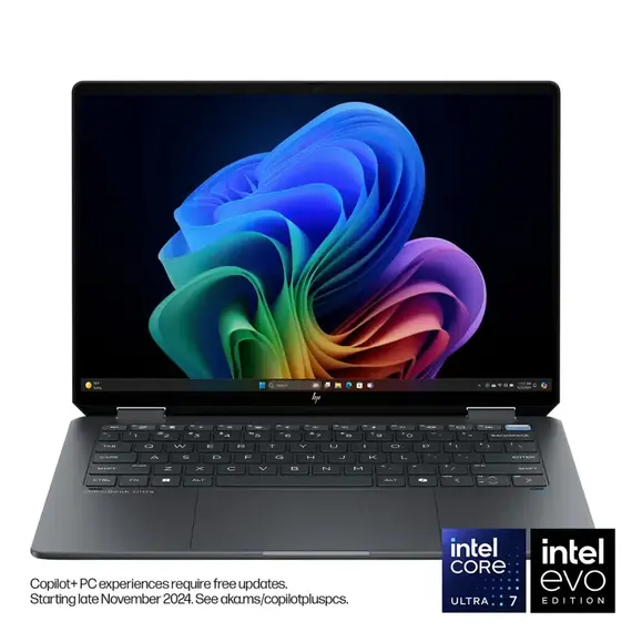 HP - OmniBook Ultra Flip - Copilot+ PC - 14" 3K OLED Touch-Screen Laptop - Intel Core Ultra 7 - 16GB Memory - 1TB SSD - Eclipse Gray, 2 image