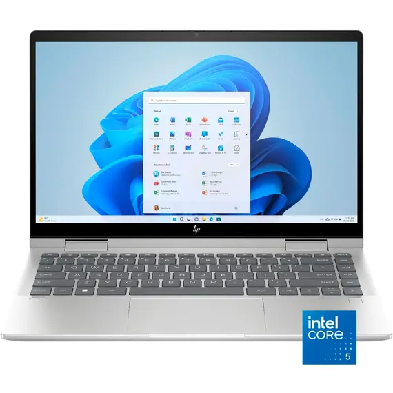 HP - Envy 2-in-1 14" Full HD Touch-Screen Laptop - Intel Core 5 - 8GB Memory - 512GB SSD - Natural Silver, 2 image