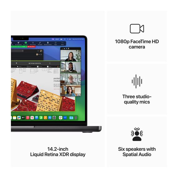 Top ponuda Apple 14" MacBook Pro ( M3 Pro 12-Core | 18-Core, Space Black)36GB RAM | 1TB SSD Z1AU0029V, Ram: 36GB, Velicina hard diska: 1TB, Color: Space Black, 4 image - LaptopPlaza uvoz i distribucija laptopova, projektora i druge IT opreme