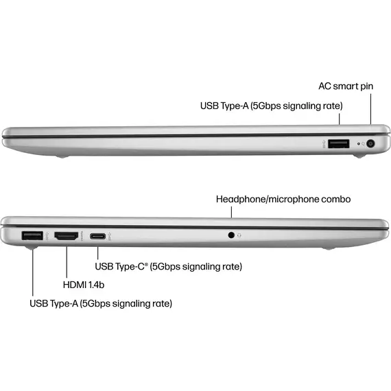 Top ponuda HP - 15.6" Touch-Screen Laptop - AMD Ryzen 5 - 8GB Memory - 512GB SSD - Natural Silver, 8 image - LaptopPlaza uvoz i distribucija laptopova, projektora i druge IT opreme