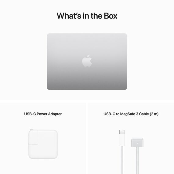 Apple 13" MacBook Air 16GB 256GB (M2, Silver), 6 image