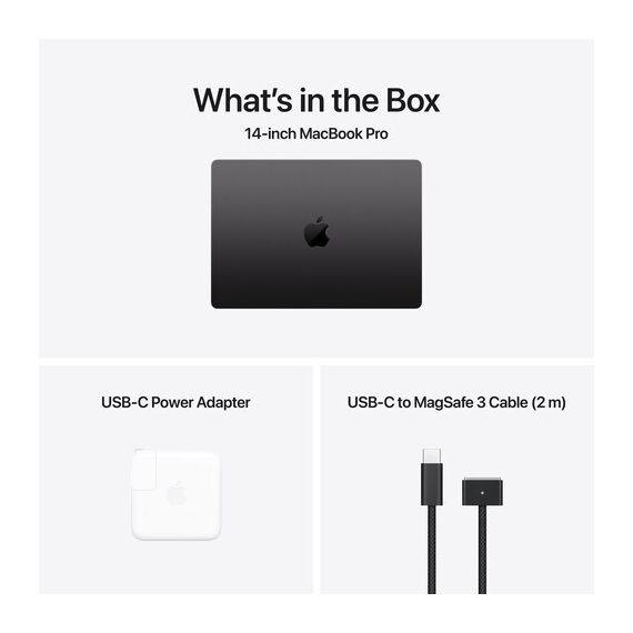 Apple 14" MacBook Pro 16GB 1TB (M4, Space Black) MW2V3ZE/A, Ram: 16GB, Velicina hard diska: 1TB, Color: Space Black, 8 image
