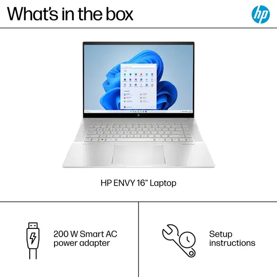 HP - Envy 16" Wide Ultra XGA Touch-Screen Laptop - Intel Core i7 - 16GB Memory - NVIDIA GeForce RTX 4060 - 1TB SSD - Natural Silver, 2 image