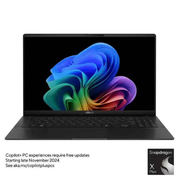 Top ponuda ASUS - Vivobook S 15 15" 3K OLED Laptop - Copilot+ PC - Qualcomm Snapdragon X Plus - 16GB Memory - 512GB SSD - Neutral Black, 2 image - LaptopPlaza uvoz i distribucija laptopova, projektora i druge IT opreme