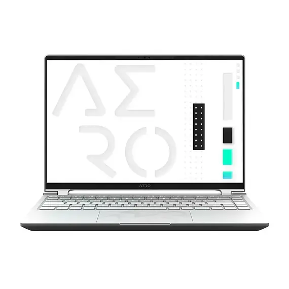 GIGABYTE - AERO 14" OLED QHD Creator Laptop - Intel i7-13700H with 16GB LPDDR5 and 1TB SSD - NVIDIA RTX 4050 - White