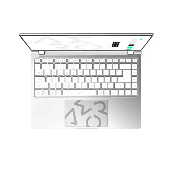 GIGABYTE - AERO 14" OLED QHD Creator Laptop - Intel i7-13700H with 16GB LPDDR5 and 1TB SSD - NVIDIA RTX 4050 - White, 2 image