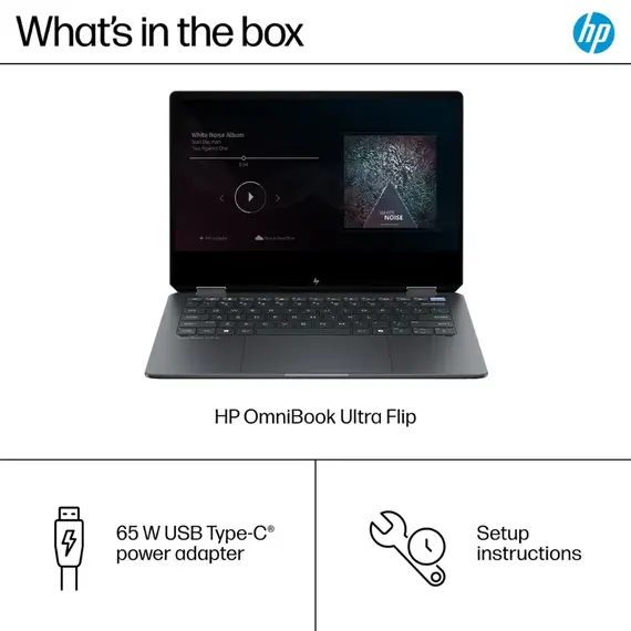 Top ponuda HP - OmniBook Ultra Flip 2-in-1 - Copilot+ PC - 14" 3K OLED Touch-Screen Laptop - Intel Core Ultra 9 - 32G Memory - 2TB SSD - Eclipse Gray, 5 image - LaptopPlaza uvoz i distribucija laptopova, projektora i druge IT opreme