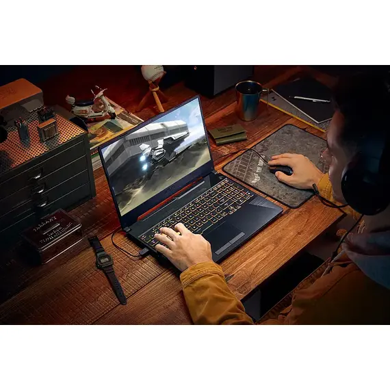Top ponuda ASUS - TUF Gaming A15 15.6" 144Hz Gaming Laptop FHD - AMD Ryzen 5-7535HS with 8GB Memory - NVIDIA GeForce RTX 3050 - 512GB SSD - Graphite Black, 6 image - LaptopPlaza uvoz i distribucija laptopova, projektora i druge IT opreme