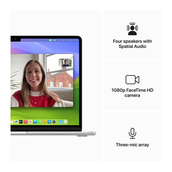 Top ponuda Apple 13" MacBook Air (M3 8-Core, Starlight) 16GB Unified RAM | 512GB SSD, Ram: 16GB, Velicina hard diska: 512GB, Color: Silver, 6 image - LaptopPlaza uvoz i distribucija laptopova, projektora i druge IT opreme