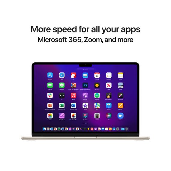 Apple 13" MacBook Air (M2, Starlight), 7 image