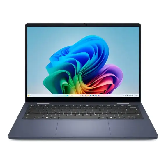Dell - Plus 2-in-1 14" FHD+ Touch Screen Laptop - AMD Ryzen AI 5 340 Copilot+ PC with 16GB Memory - 512GB SSD - Midnight Blue