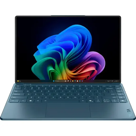 Lenovo - Yoga Slim 9i - Copilot+ PC - 14" 4K 120Hz OLED Touchscreen Laptop - Intel Core Ultra 7 Processor - 32GB Memory - 1TB SSD - Tidal Teal