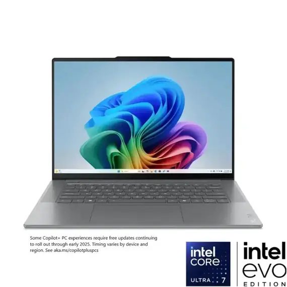 Lenovo - Yoga Slim 7i Aura Edition - Copilot+ PC - 15.3” 3K 120Hz Touchscreen Laptop - Intel Core Ultra 7 - 32GB Memory - 1TB SSD - Luna Grey, 2 image