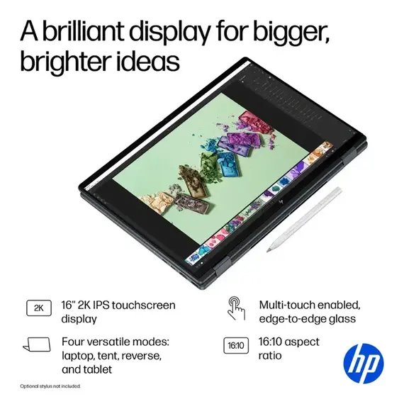 HP OmniBook X Flip 2-in-1 16-as0023dx 16 LED Touchscreen Intel Core ULTRA 7 256V 16GB on-board DDR5 1TB SSD windows 11 home, 3 image
