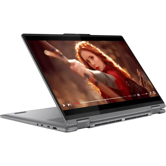 Lenovo - Yoga 7 2-in-1 16" 2K Touchscreen Laptop - AMD Ryzen 7 8840HS with 16GB Memory - 512GB SSD - Artic Grey, 3 image