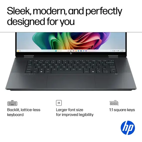 HP OmniBook X Flip 2-in-1 16-as0023dx 16 LED Touchscreen Intel Core ULTRA 7 256V 16GB on-board DDR5 1TB SSD windows 11 home, 4 image