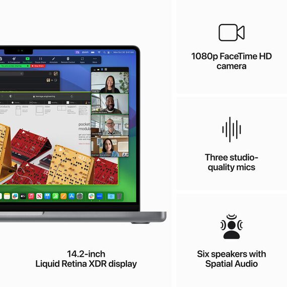 Top ponuda Apple 14" MacBook Pro 8GB 512GB (M3, Space Gray) MTL73ZE/A, 5 image - LaptopPlaza uvoz i distribucija laptopova, projektora i druge IT opreme