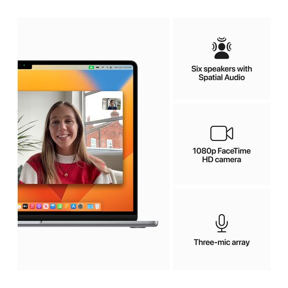 Top ponuda Apple 15" MacBook Air 8GB 256GB (M2,Space Gray), 5 image - LaptopPlaza uvoz i distribucija laptopova, projektora i druge IT opreme
