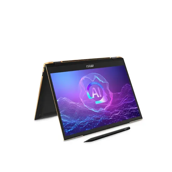MSI - Summit A16+ - Copilot+ PC - 16" QHD+ 2-in-1 Touch Laptop -AMD Ryzen AI 9-365 - Radeon Graphics with 32GB Memory-1TB SSD - Ink Black, 5 image