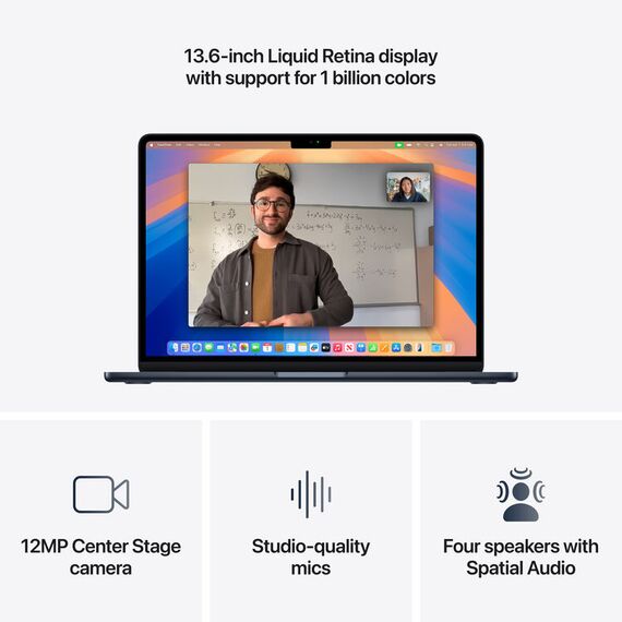 Apple 13" MacBook Air (M4, Midnight), 5 image