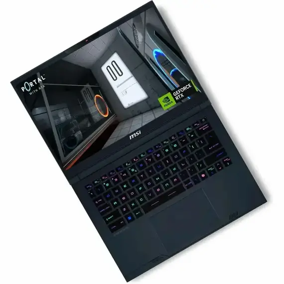 MSI - Stealth 14 AI Studio A1V 14" 165 Hz Gaming Laptop 1920 x 1200 (Full HD Plus) - Intel Core Ultra 7 155H with 16GB Memory - Star Blue, Blue, 6 image
