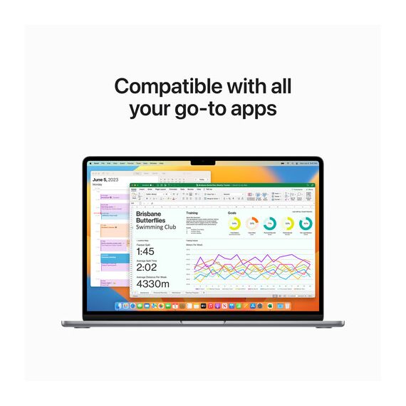Top ponuda Apple 15" MacBook Air 8GB 256GB (M2,Space Gray), 6 image - LaptopPlaza uvoz i distribucija laptopova, projektora i druge IT opreme