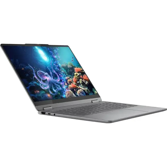 Lenovo - Yoga 7i 2-in-1 - Copilot+ PC - 14" 2K OLED Touchscreen Laptop - Intel Core Ultra 5 Processor - 16GB Memory - 512GB SSD - Luna Grey, 7 image