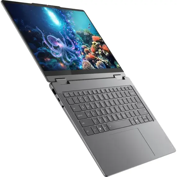 Lenovo - Yoga 7i 2-in-1 - Copilot+ PC - 14" 2K OLED Touchscreen Laptop - Intel Core Ultra 5 Processor - 16GB Memory - 512GB SSD - Luna Grey, 8 image