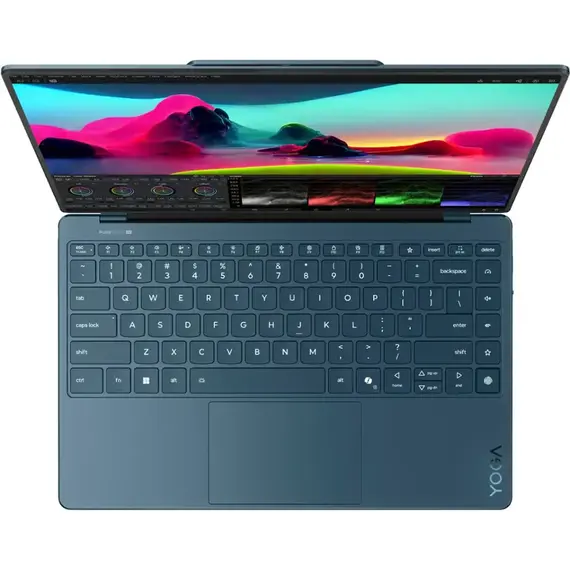 Lenovo - Yoga Slim 9i - Copilot+ PC - 14" 4K 120Hz OLED Touchscreen Laptop - Intel Core Ultra 7 Processor - 32GB Memory - 1TB SSD - Tidal Teal, 8 image