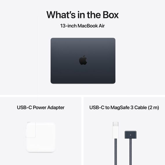 Apple 13" MacBook Air (M4, Midnight), 8 image