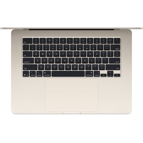 Apple 15" MacBook Air 24GB 512GB (M4, 10-Core GPU | 16-Core Neural Engine, Starlight) MC6K4ZE/A, Ram: 24Gb, Velicina hard diska: 512GB, Display: od 15-15.9 inch, Color: Starlight, Video adapter: 10-Core GPU | 16-Core Neural Engine, Tip procesora: Apple M4 10-Core Chip, 2 image