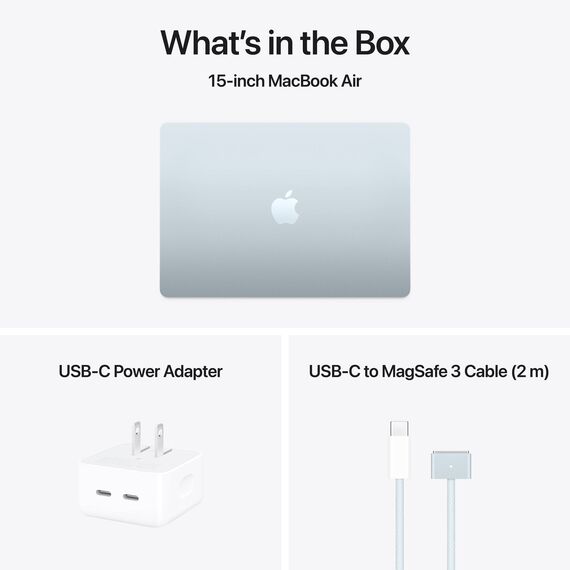 Apple 15" MacBook Air 16GB 512GB (M4, 10-Core GPU | 16-Core Neural Engine, Sky Blue) MC7C4ZE/A, Ram: 16GB, Velicina hard diska: 512GB, Display: od 15-15.9 inch, Color: Sky Blue, Video adapter: 10-Core GPU | 16-Core Neural Engine, Tip procesora: Apple M4 10-Core Chip, 5 image