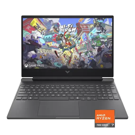 HP - Victus 15.6" 144Hz Full HD Gaming Laptop - AMD Ryzen 7 7445HS - 16GB Memory - NVIDIA GeForce RTX 4050 - 512GB SSD - Mica Silver, 6 image