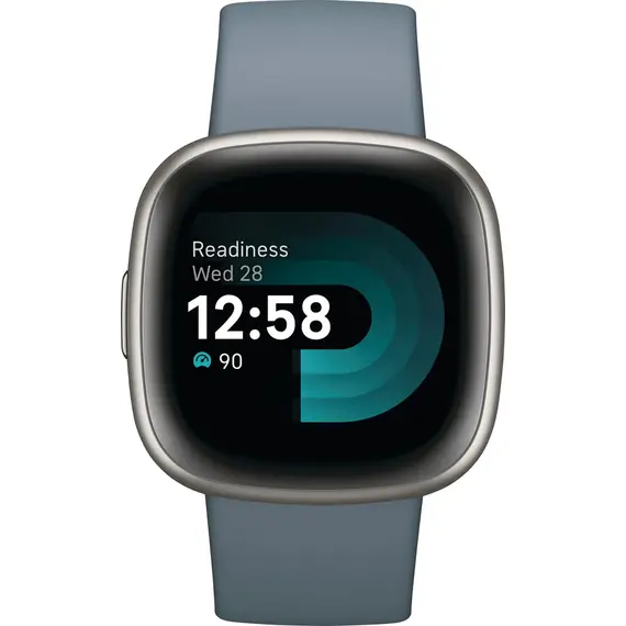Fitbit - Versa 4 Fitness Smartwatch - Platinum - (2022), Color: Platinum