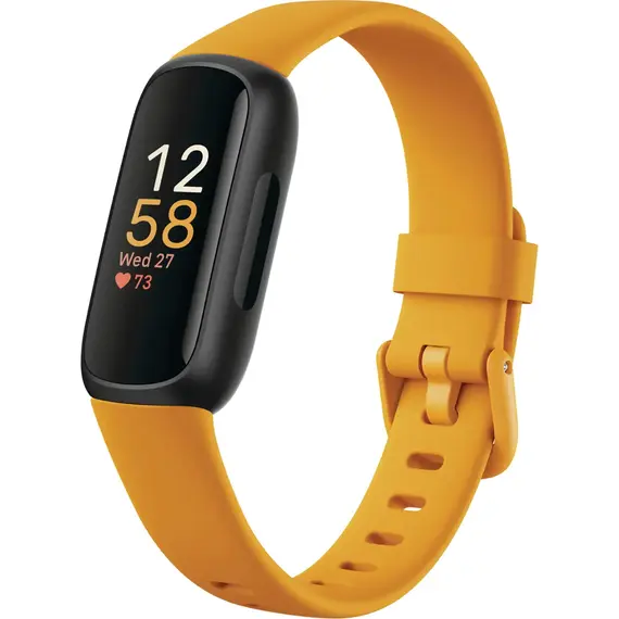 Fitbit - Inspire 3 Health & Fitness Tracker - Morning Glow - (2022), Color: Morning Glow, 2 image
