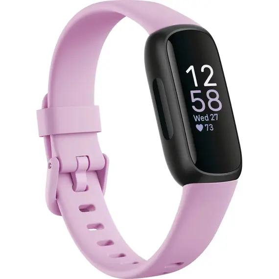 Fitbit - Inspire 3 Health & Fitness Tracker - Lilac Bliss - (2022), Color: Lilac Bliss, 2 image