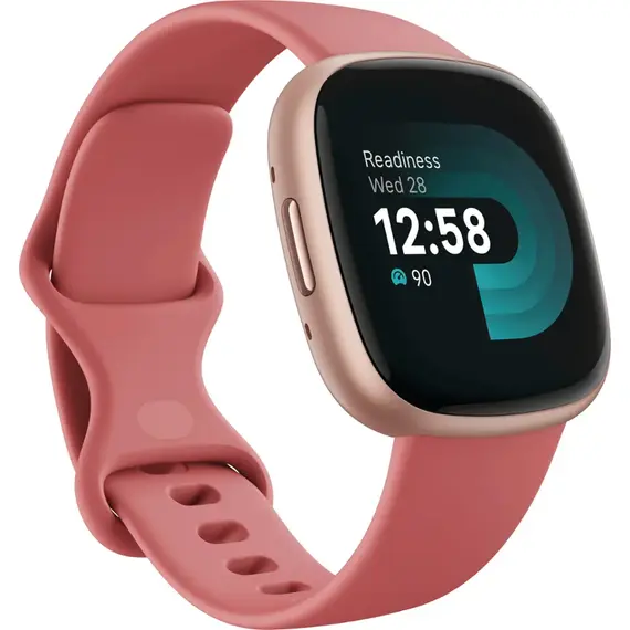 Fitbit - Versa 4 Fitness Smartwatch - Copper Rose - (2022), Color: Copper Rose, 2 image